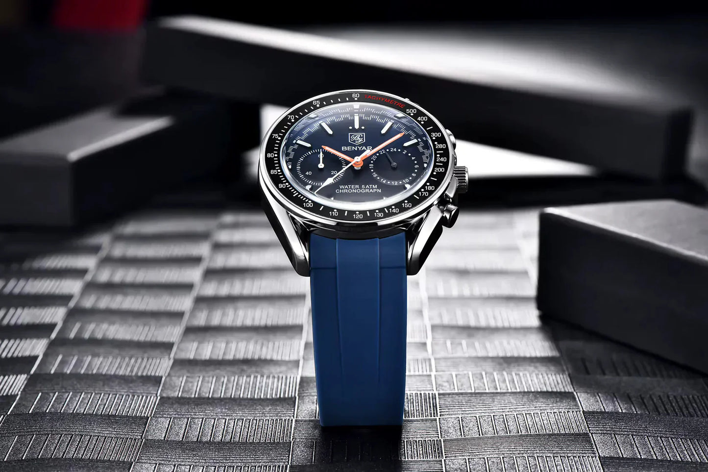 BENYAR Men’s Luxury Chronograph Watch – Waterproof, Stainless Steel